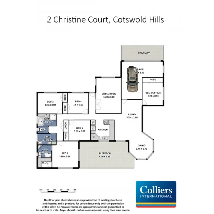 Floorplan of Homely house listing, 2 Christine Court, Cotswold Hills QLD 4350