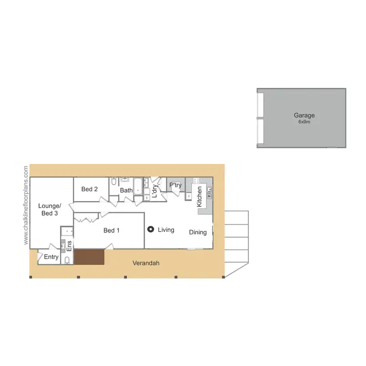 Floorplan of Homely rural property listing, 99 Tulley Road, Lima East VIC 3673