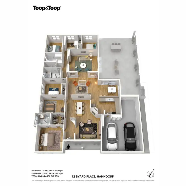 Floorplan of Homely house listing, 12 Byard Place, Hahndorf SA 5245