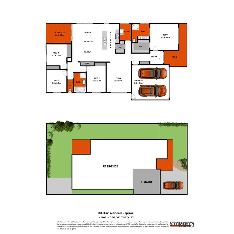 Floorplan of Homely house listing, 14 Marine Drive, Torquay VIC 3228