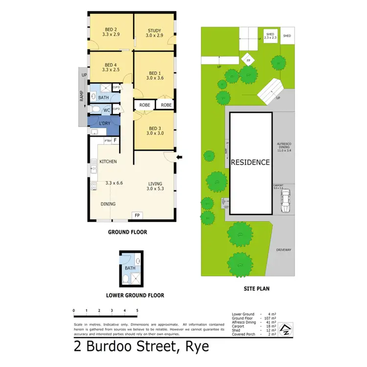 Floorplan of Homely house listing, 2 Burdoo Street, Rye VIC 3941