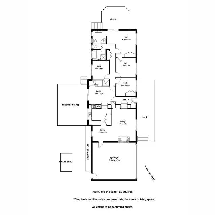 Floorplan of Homely house listing, 18 Anne Street, Emerald VIC 3782
