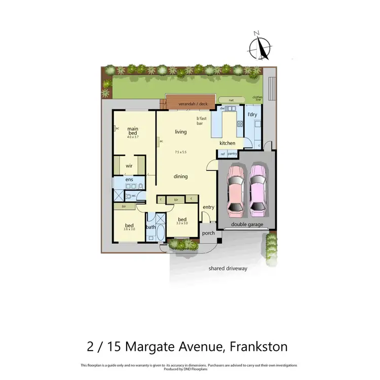 Floorplan of Homely unit listing, 2/15 Margate Avenue, Frankston VIC 3199
