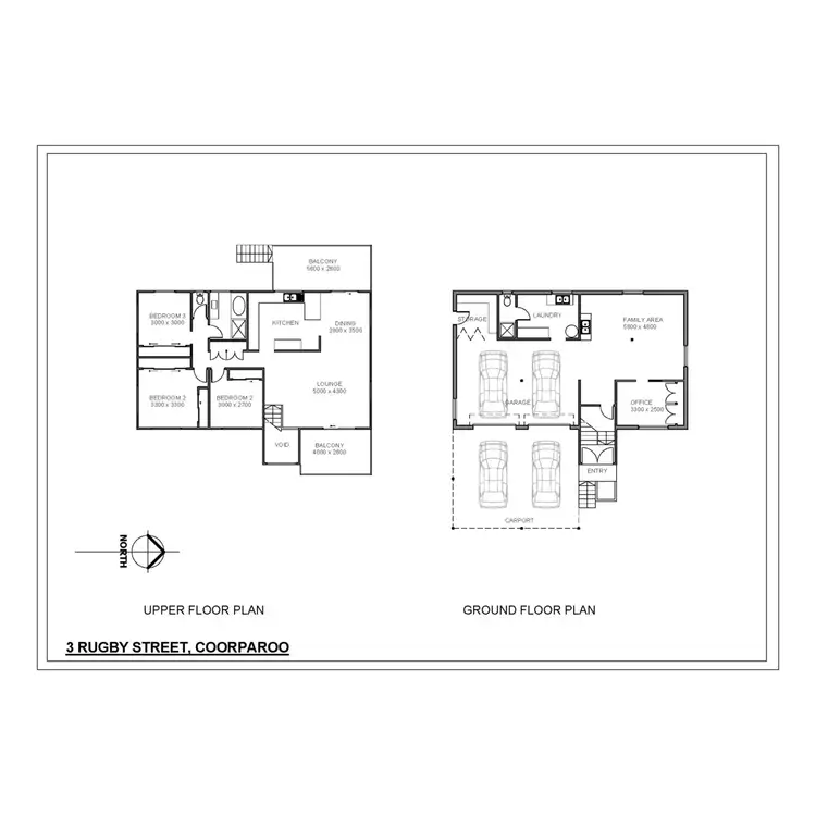 Floorplan of Homely house listing, 3 Rugby Street, Coorparoo QLD 4151