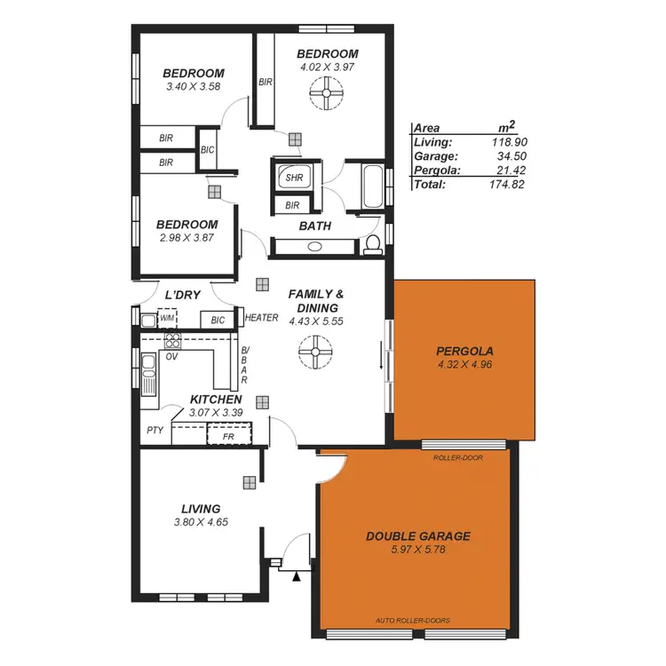 Floorplan of Homely house listing, 35 Kirkby Circuit, Greenacres SA 5086