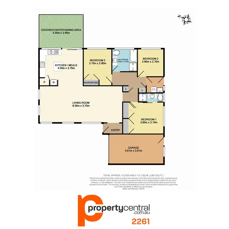 Floorplan of Homely villa listing, 2/10 Nirvana Street, Long Jetty NSW 2261