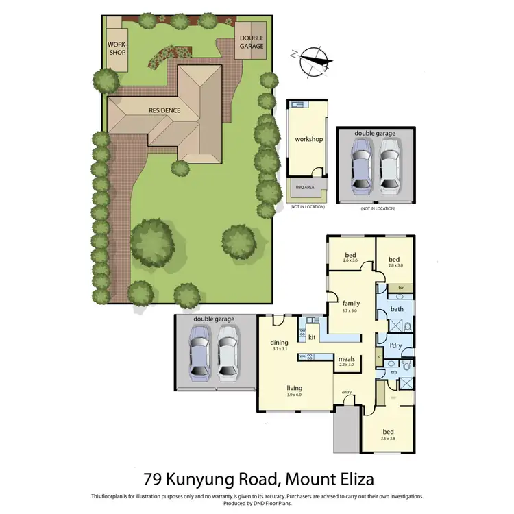 Floorplan of Homely house listing, 79 Kunyung Road, Mount Eliza VIC 3930