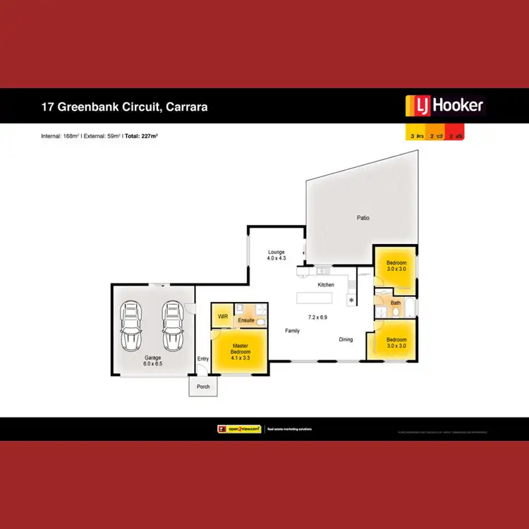 Floorplan of Homely house listing, 17 Greenbank Circuit, Carrara QLD 4211