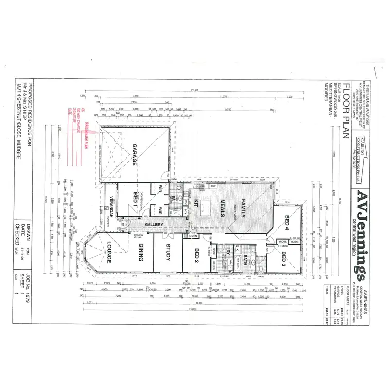Floorplan of Homely house listing, 8 Chestnut Close, Mudgee NSW 2850