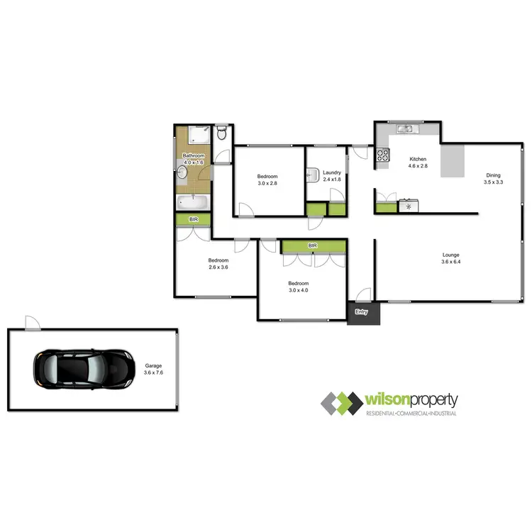 Floorplan of Homely house listing, 6 Licola Court, Traralgon VIC 3844