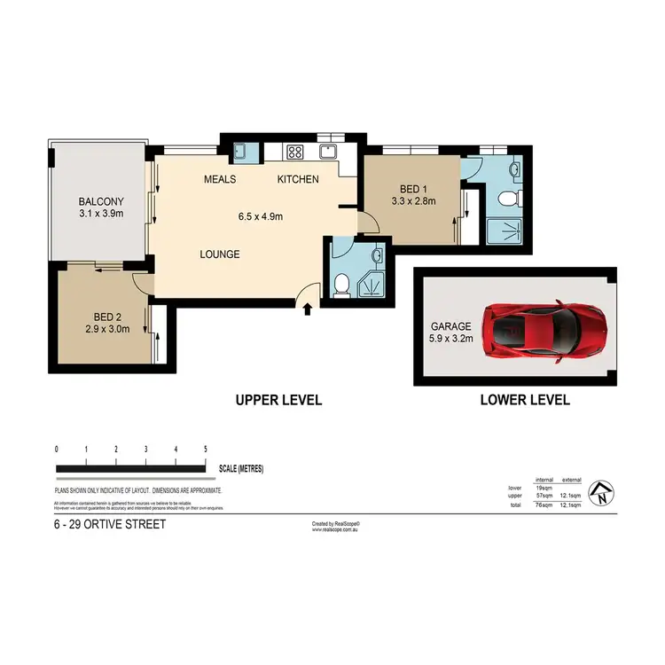 Floorplan of Homely apartment listing, 6/29 Ortive Street, Yeronga QLD 4104