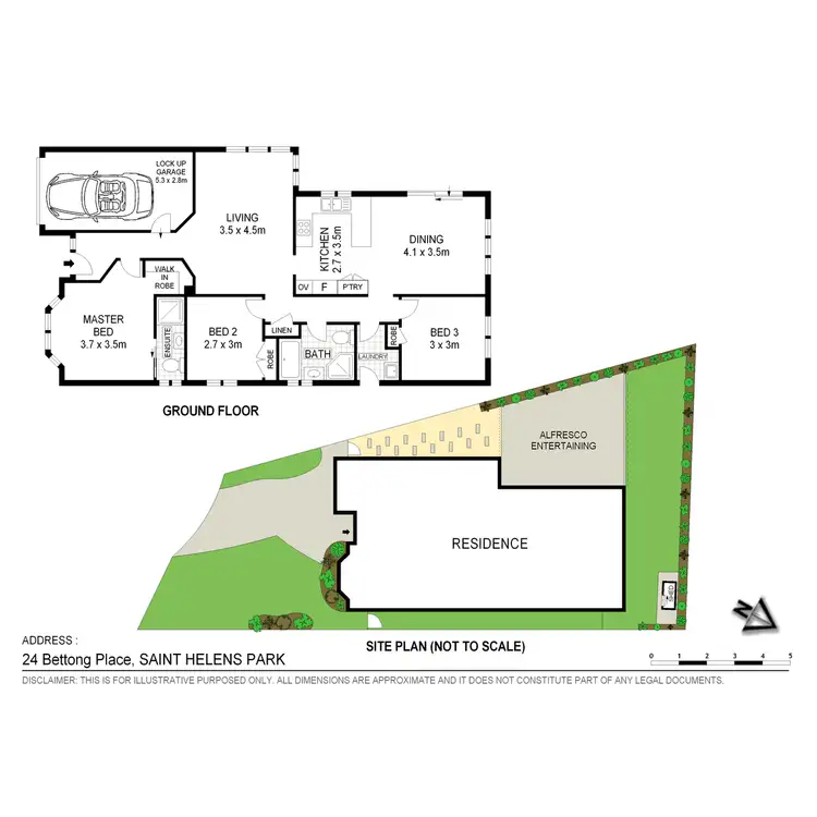 Floorplan of Homely house listing, 24 Bettong Place, St Helens Park NSW 2560