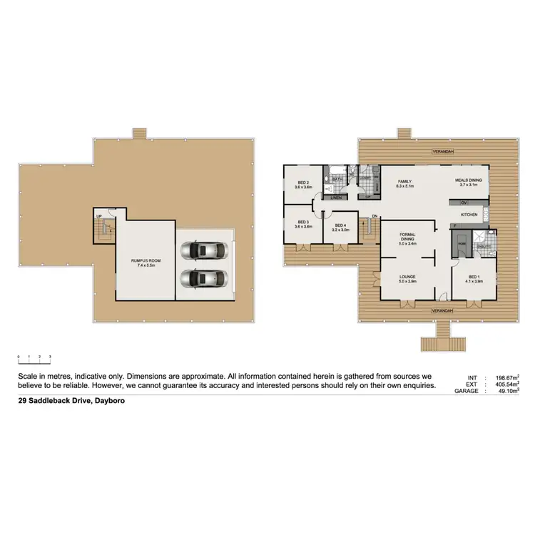 Floorplan of Homely house listing, 29 Saddleback Drive, Dayboro QLD 4521