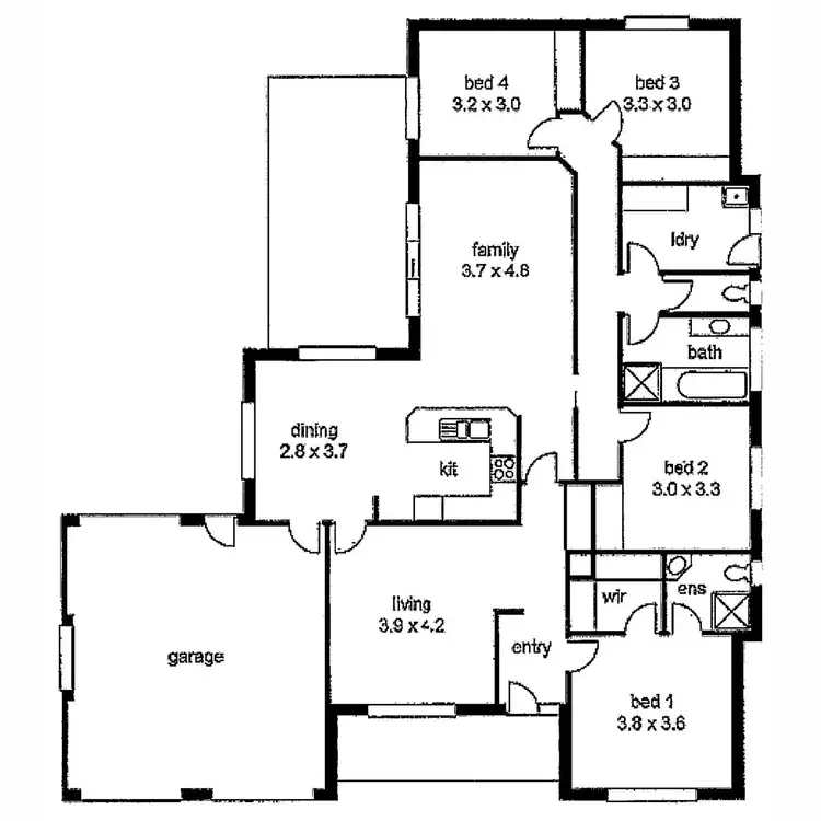 Floorplan of Homely house listing, 4 Derwent Avenue, Tatton NSW 2650