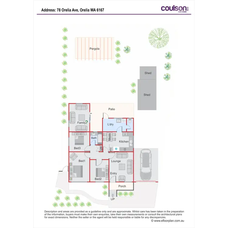 Floorplan of Homely house listing, 78 Orelia Avenue, Orelia WA 6167