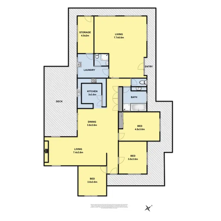 Floorplan of Homely rural property listing, 830 Princess Highway, Larpent VIC 3249