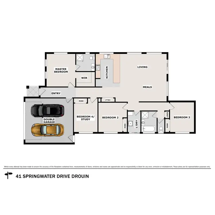 Floorplan of Homely house listing, 41 Springwater Drive, Drouin VIC 3818
