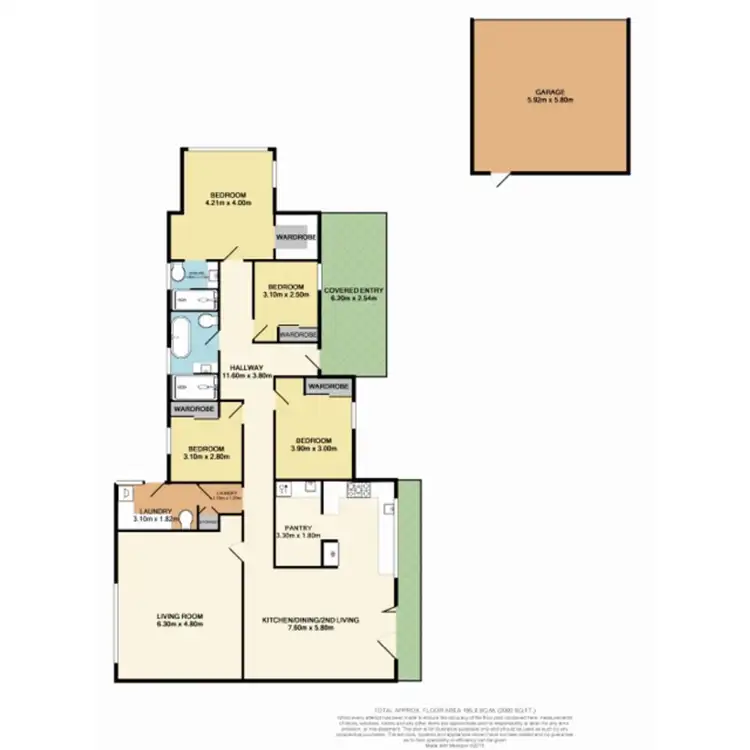 Floorplan of Homely house listing, 6 Kerry Crescent, Berkeley Vale NSW 2261