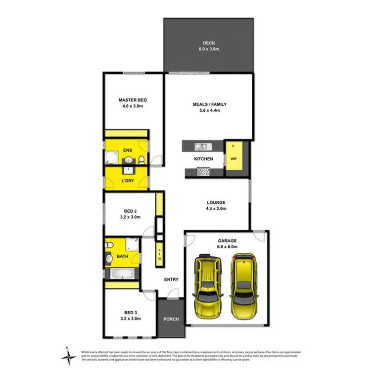 Floorplan of Homely house listing, 59 Coastside Drive, Armstrong Creek VIC 3217