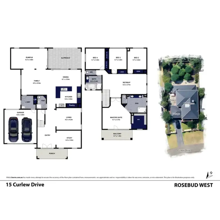 Floorplan of Homely house listing, 15 Curlew Drive, Capel Sound VIC 3940