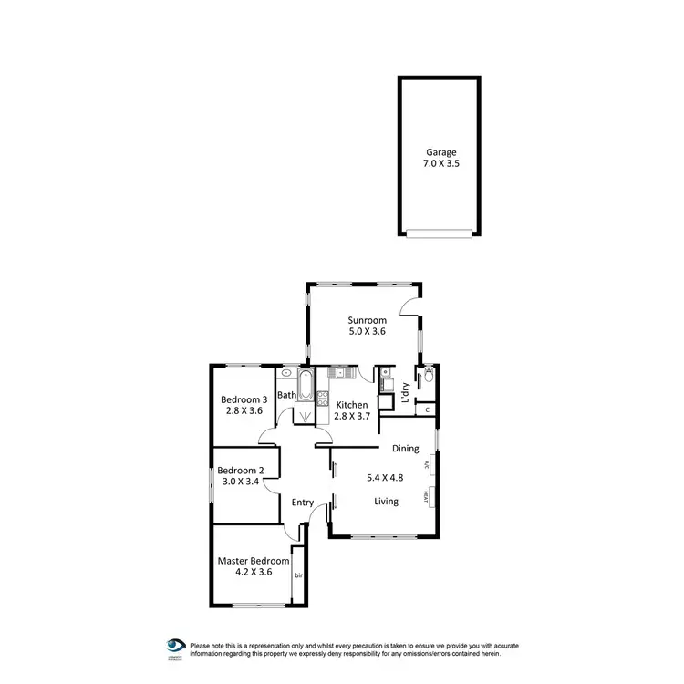 Floorplan of Homely house listing, 20 Westgate Avenue, Albion VIC 3020