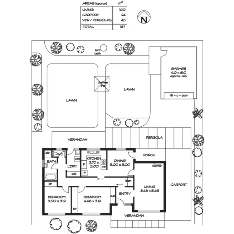 Floorplan of Homely house listing, 7 Bells Road, Glengowrie SA 5044