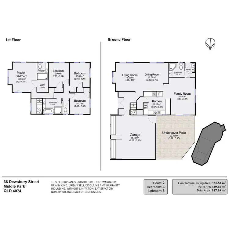 Floorplan of Homely house listing, 36 Dewsbury Street, Middle Park QLD 4074