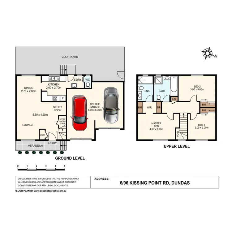 Floorplan of Homely townhouse listing, 6/96 Kissing Point Road, Dundas NSW 2117