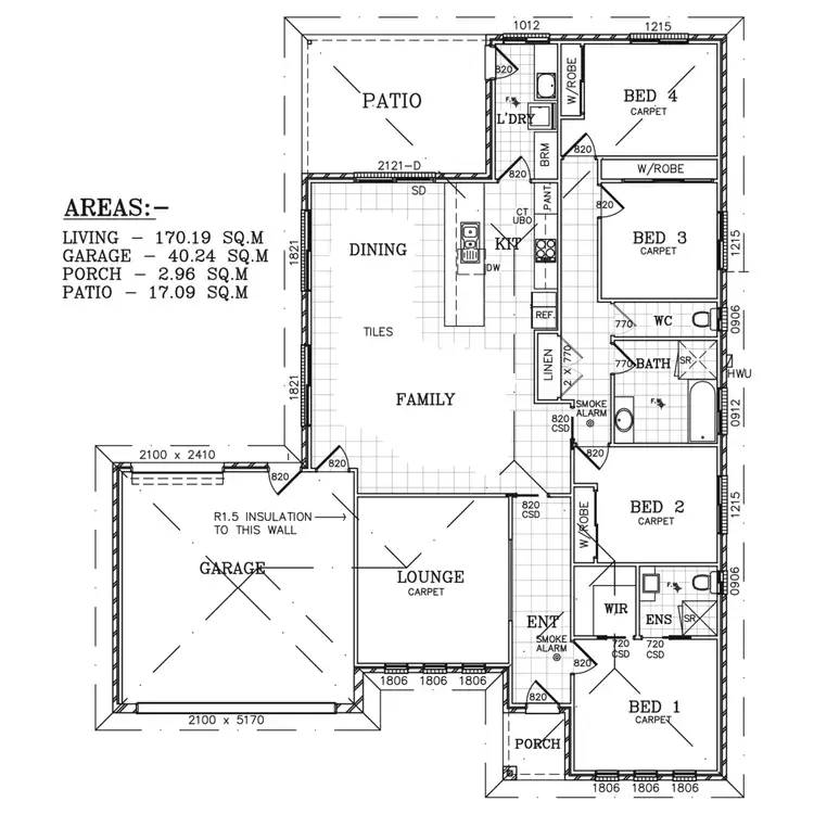 Floorplan of Homely house listing, 5 Beetson Street, Boorooma NSW 2650