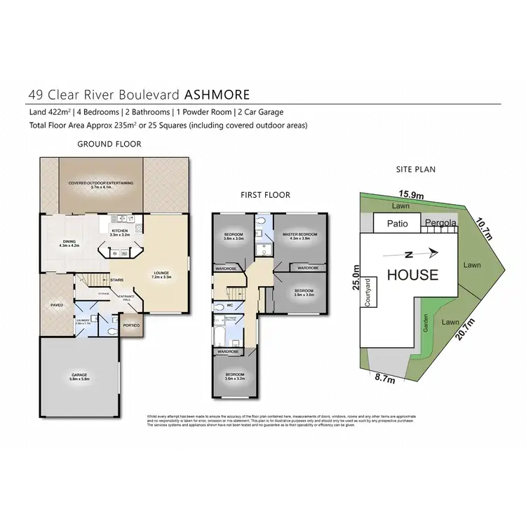 Floorplan of Homely house listing, 49 Clear River Boulevard, Ashmore QLD 4214