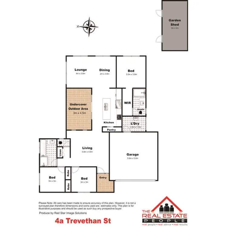 Floorplan of Homely house listing, 4A Trevethan Street, Mount Lofty QLD 4350