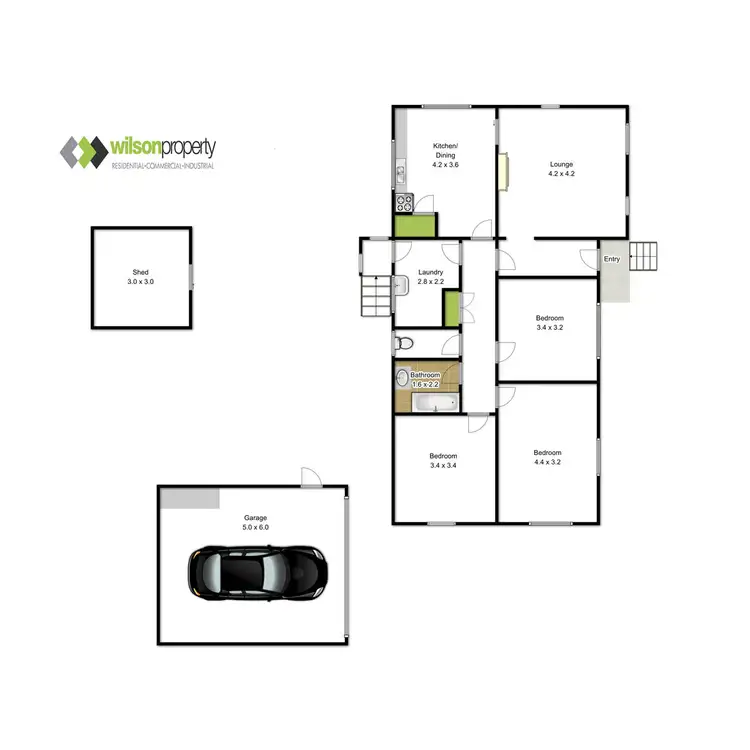 Floorplan of Homely house listing, 13 McEntee Court, Traralgon VIC 3844