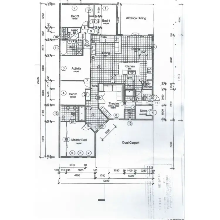 Floorplan of Homely house listing, 11 Fairlead Bend, South Hedland WA 6722