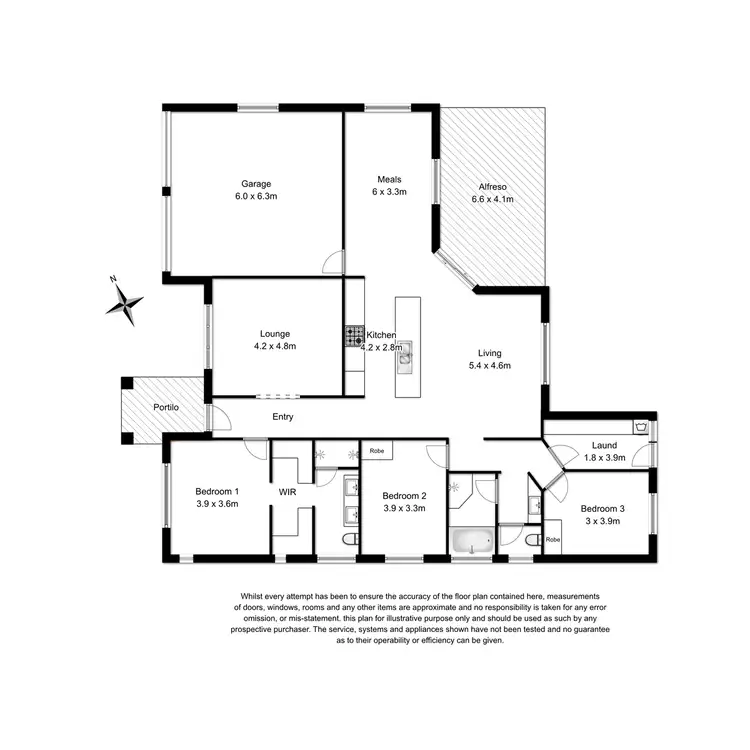 Floorplan of Homely house listing, 8 Pinehurst Drive, Mount Gambier SA 5290