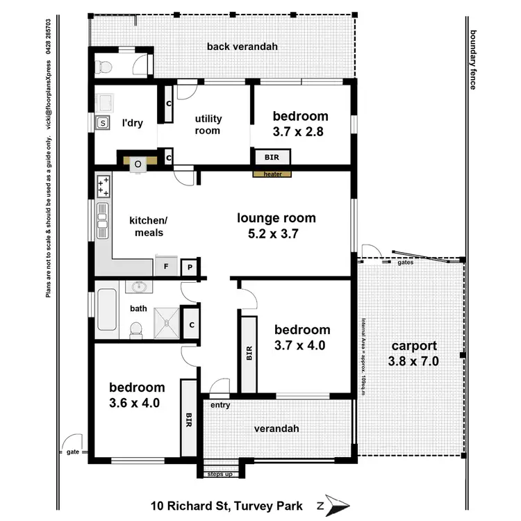 Floorplan of Homely house listing, 10 Richard Street, Turvey Park NSW 2650