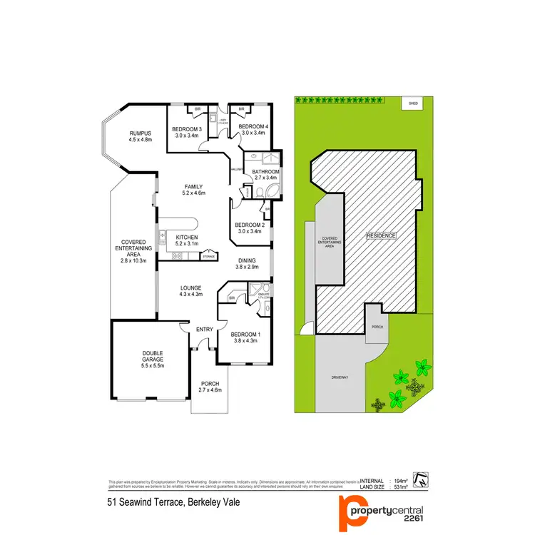 Floorplan of Homely house listing, 51 Seawind Terrace, Berkeley Vale NSW 2261
