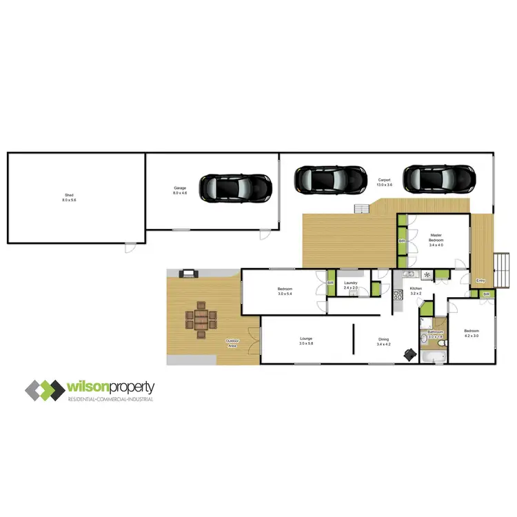 Floorplan of Homely house listing, 5 Broadford Court, Traralgon VIC 3844