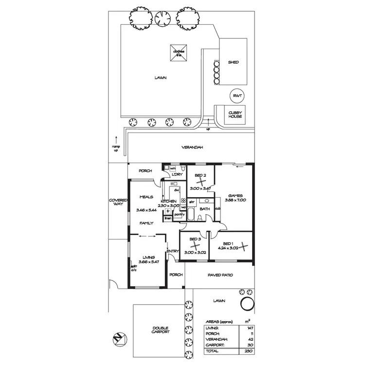 Floorplan of Homely house listing, 12 Otranto Street, Bridgewater SA 5155