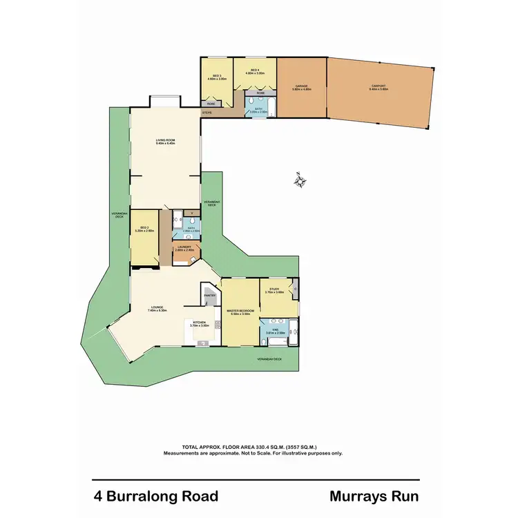 Floorplan of Homely rural property listing, 4 Burralong Valley Road, Laguna NSW 2325