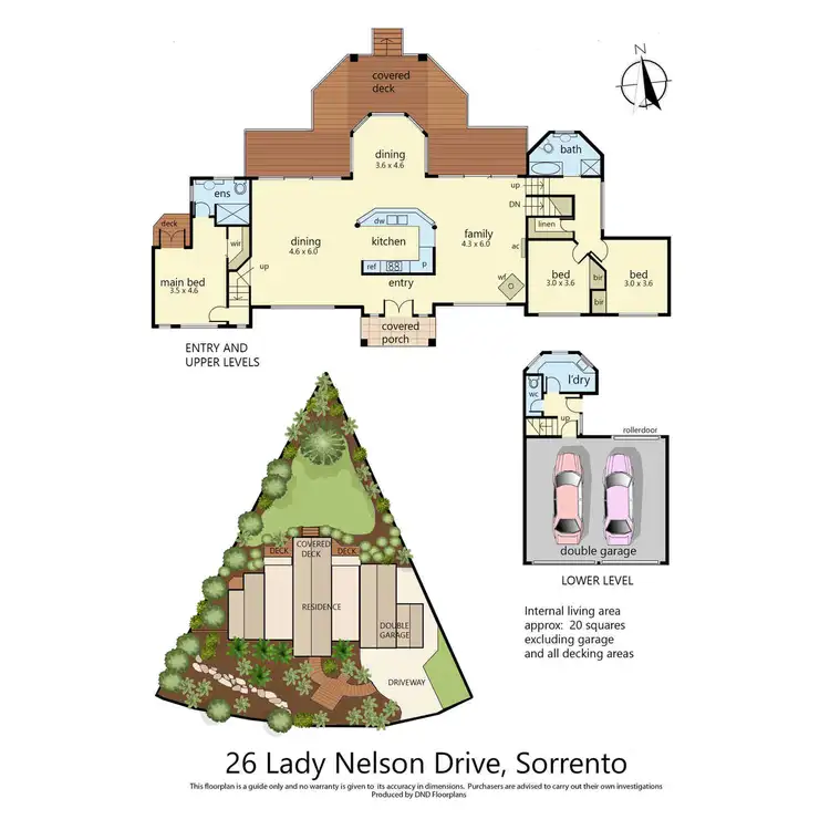Floorplan of Homely house listing, 26 Lady Nelson Drive, Sorrento VIC 3943