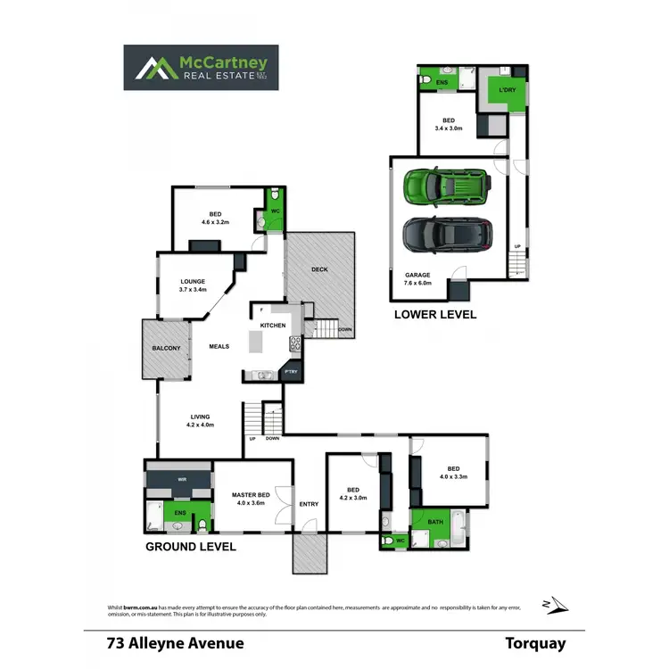 Floorplan of Homely house listing, 73 Alleyne Avenue, Torquay VIC 3228