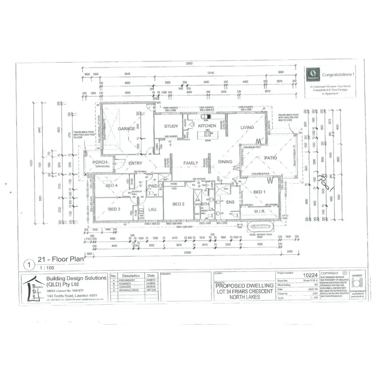Floorplan of Homely house listing, 3 Friars Crescent, North Lakes QLD 4509