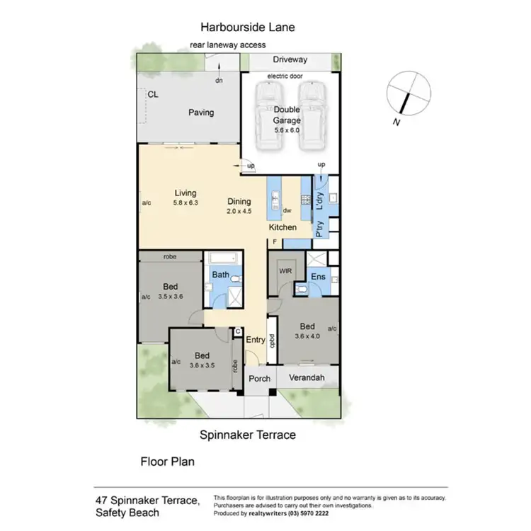 Floorplan of Homely house listing, 47 Spinnaker Terrace, Safety Beach VIC 3936