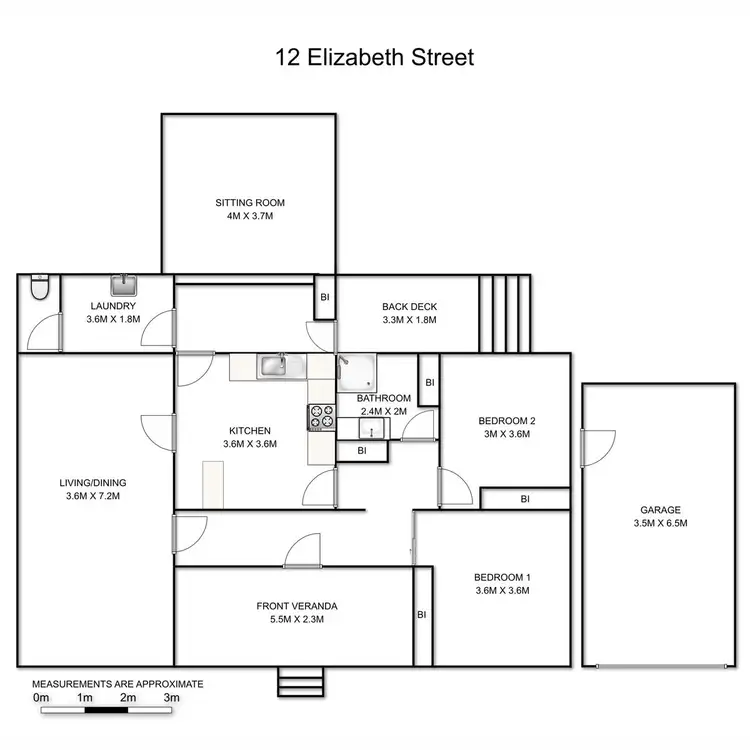Floorplan of Homely house listing, 12 Elizabeth Avenue, Grafton NSW 2460