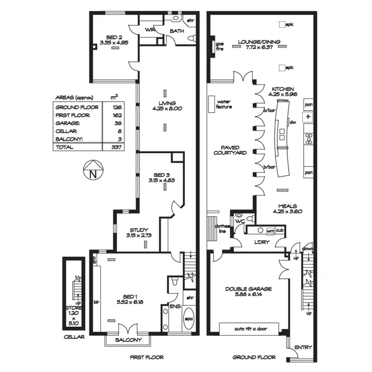 Floorplan of Homely house listing, 1 Essery Street, Norwood SA 5067