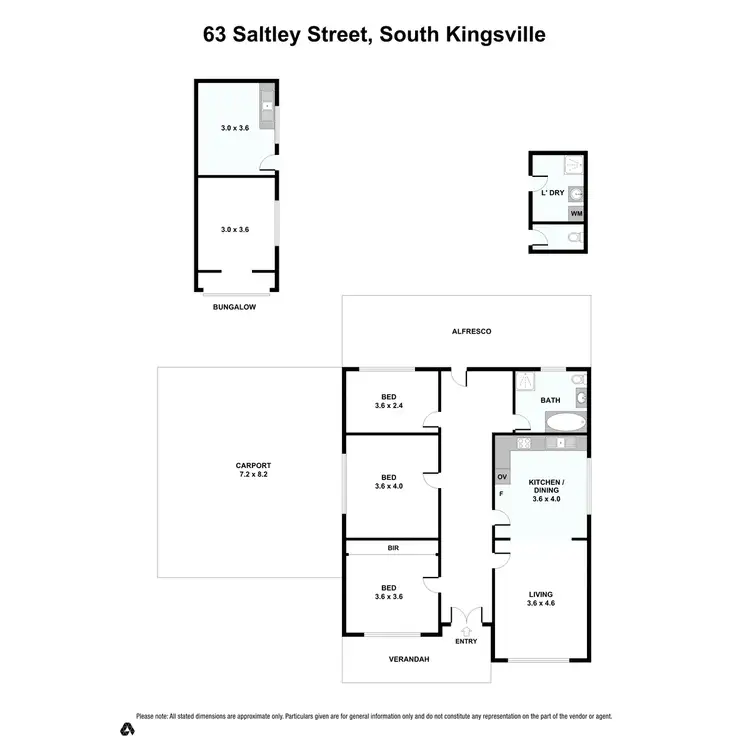 Floorplan of Homely house listing, 63 Saltley Street, South Kingsville VIC 3015