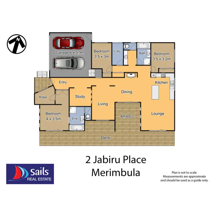 Floorplan of Homely house listing, 2 Jabiru Place, Merimbula NSW 2548
