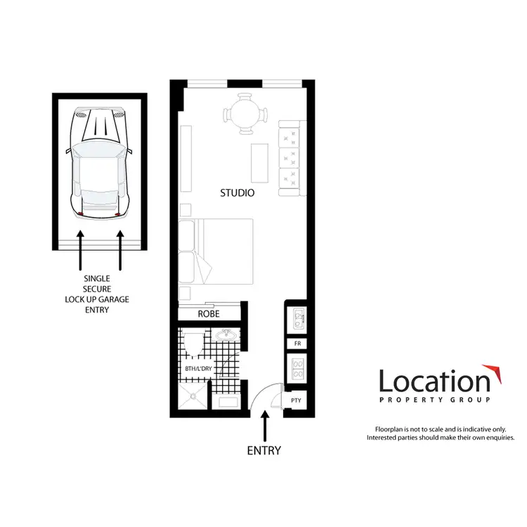 Floorplan of Homely apartment listing, 610/9 William Street, North Sydney NSW 2060