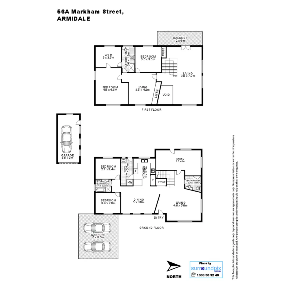 Floorplan of Homely house listing, 56a Markham Street, Armidale NSW 2350