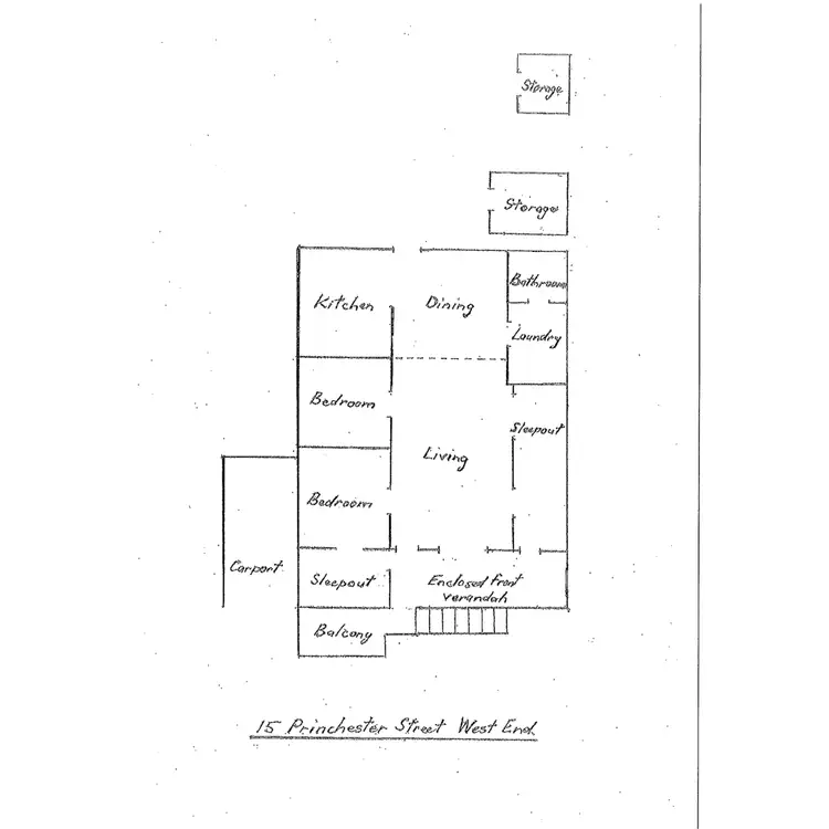 Floorplan of Homely house listing, 15 Princhester Street, West End QLD 4101